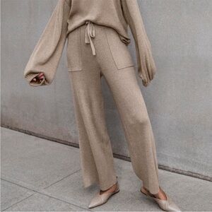 NWT SPLENDID Ribbed Knit Sweater and Pants Set Size S